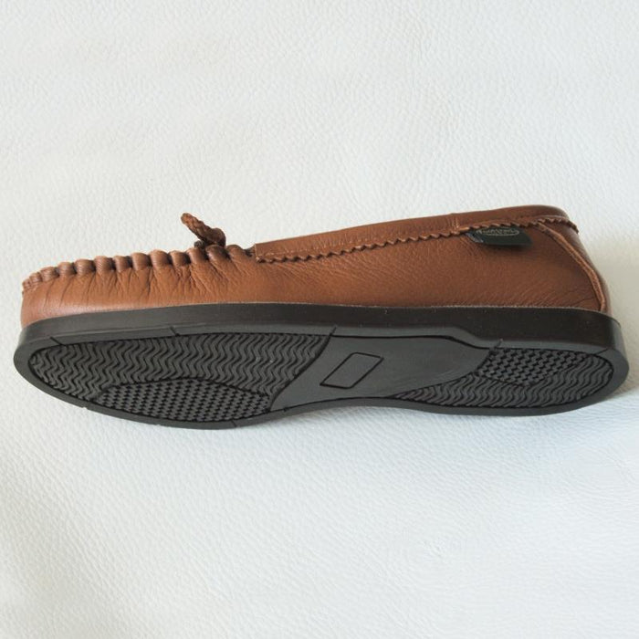 Women's 6-Petal Flower Toe Deerskin Leather Shoes #236 Made in USA