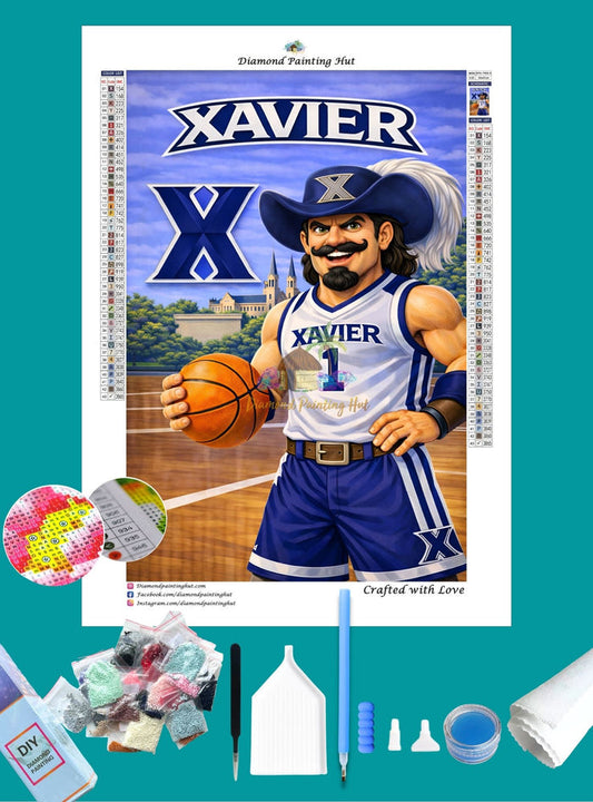 Xavier Musketeers Mascot Diamond Painting