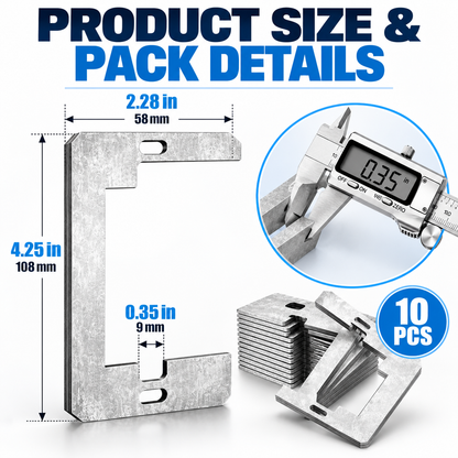 Wall Plate Spacers (Metal)