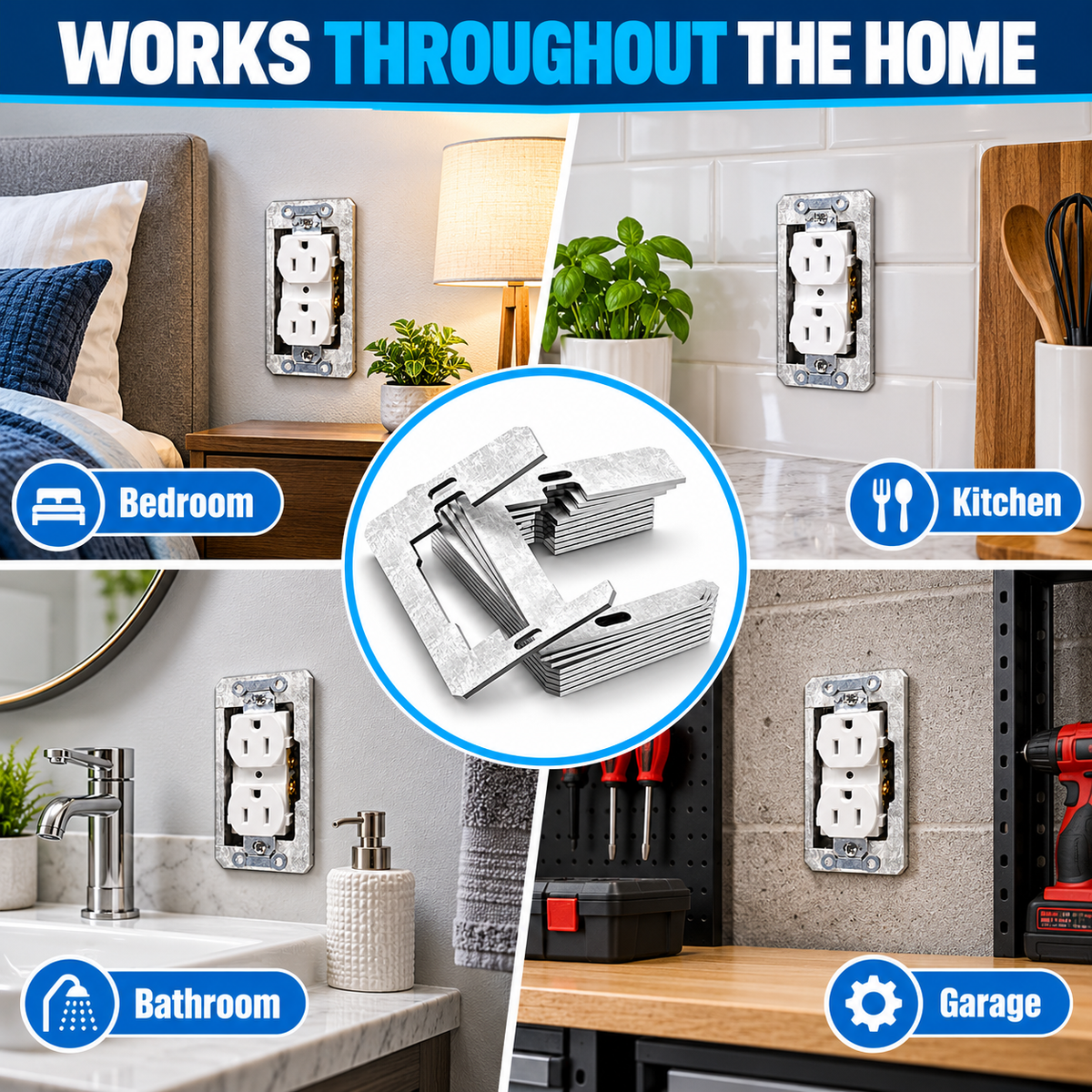 Wall Plate Spacers (Metal)